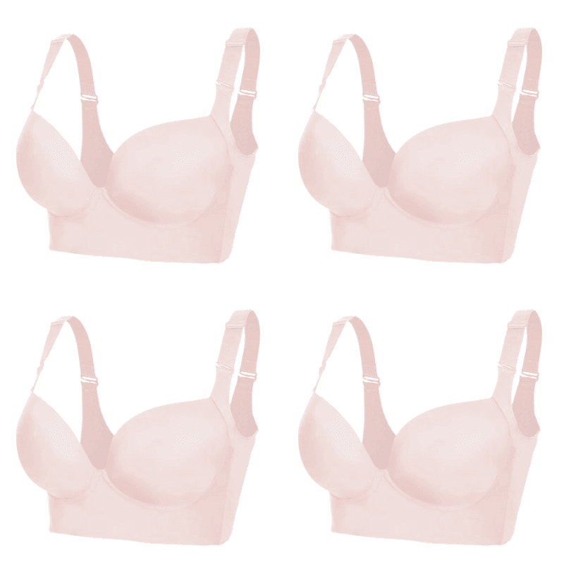 Kit 4 Sutiãs Becca Push-Up Modelador