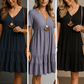 Kit 3 Vestidos Femininos FinaFlor