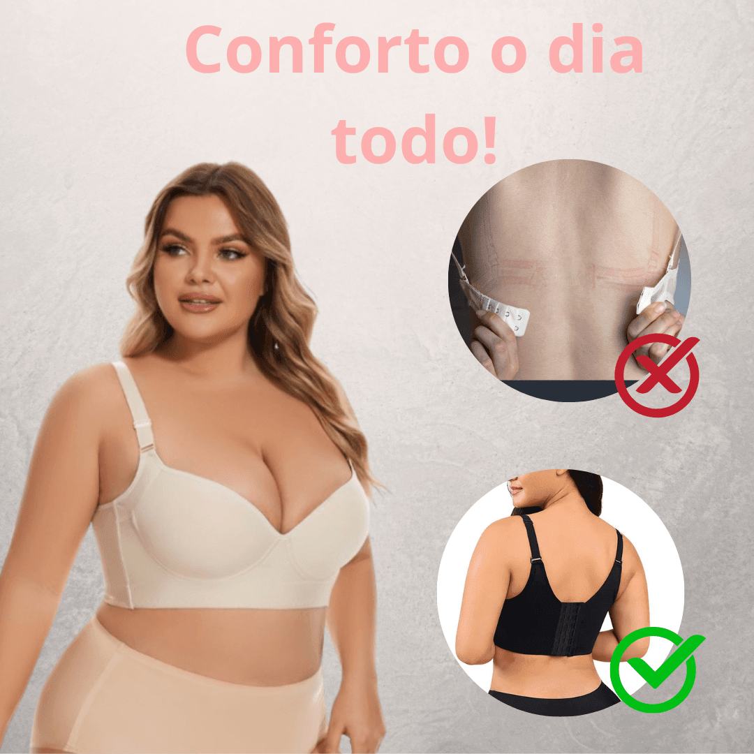 Kit 4 Sutiãs Becca Push-Up Modelador